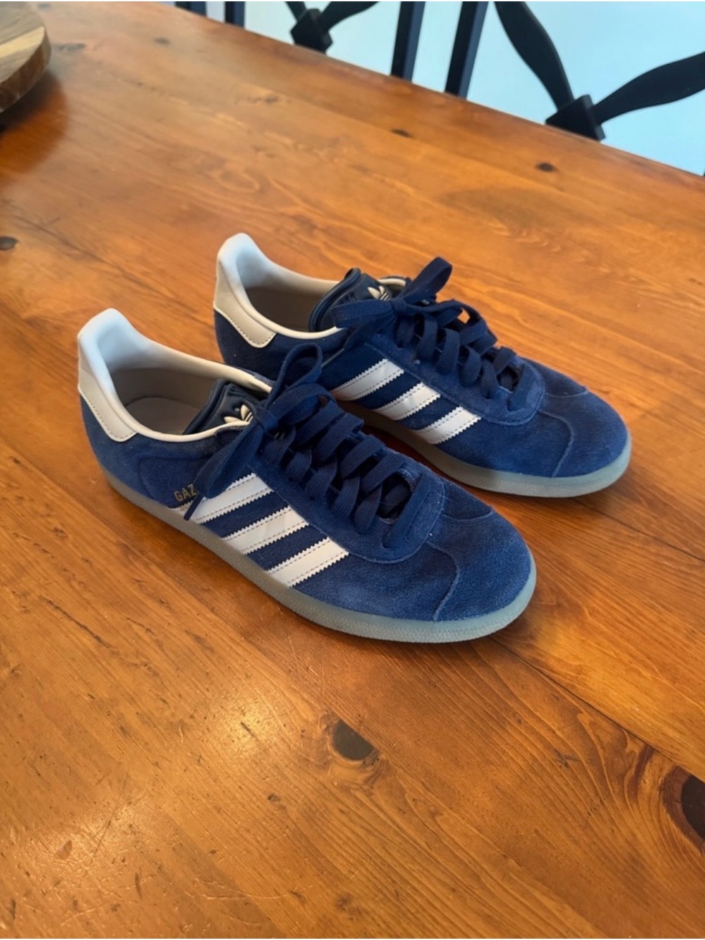 Blue Suede Adidas Gazelle sz. W9.5 | M8